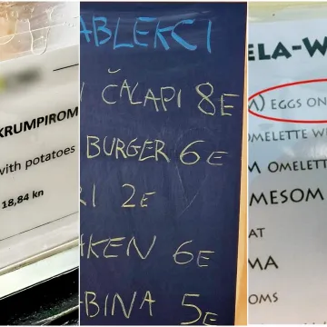 Ništa ne može nadmašiti svađe ovdašnjih ugostitelja s engleskim jezikom, uvijek pustimo suzu od smijeha