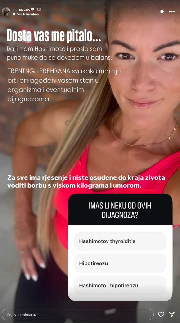 Mirna iz 'Života na vagi' bori se s autoimunom bolešću: 'Prošla sam puno muke'