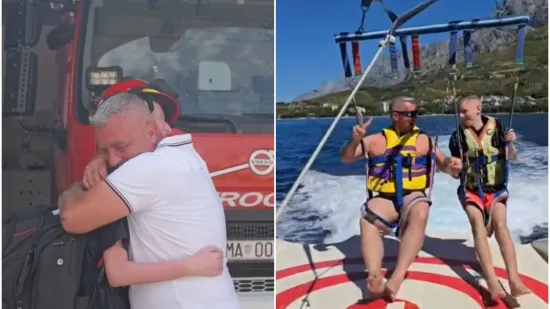 Damir pobijedio rak, a vatrogasac Josip odveo ga na obećano ljetovanje