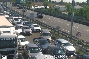 Lančani sudar u tunelu na A1: Stvaraju se kilometarske kolone na cestama