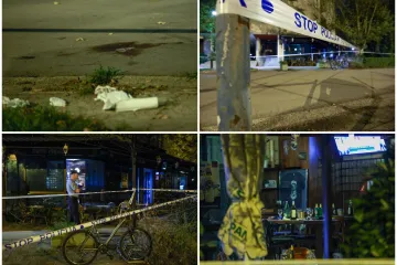 Tragovi krvi i policijske trake: Pogledajte što je ostalo nakon velike tučnjave na Jarunu