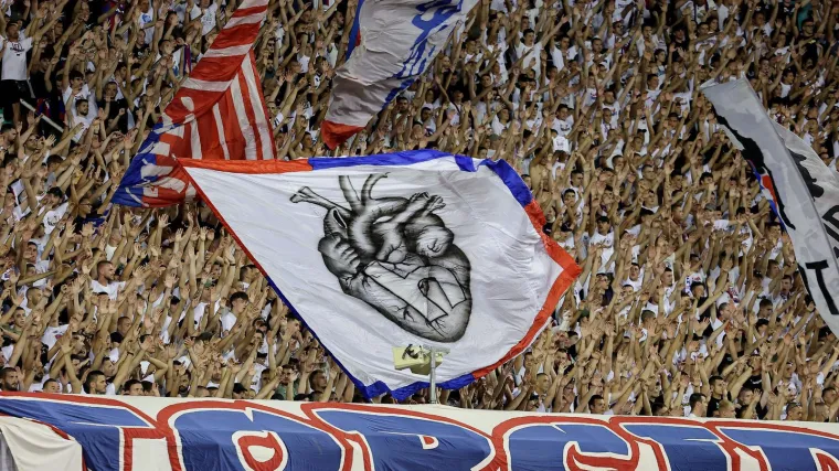 Torcida spremila veliku koreografiju za obljetnicu Oluje i uputila poruku svima na Poljudu