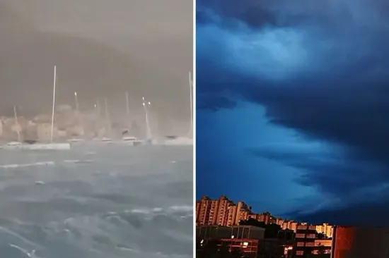 Nevrijeme pogodilo Dalmaciju! Pojavile se brutalne snimke, valovi su zastrašujući