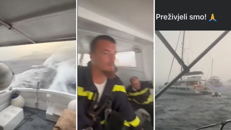 Nevrijeme napravilo kaos oko Visa, vatrogasci objavili brutalnu snimku - spasili 16 ljudi!