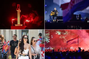 TOP 100 fotografija iz Sinja! Uhićeni, kašnjenje koncerta i Thompson: 'Jugoslavija je mrtva!'