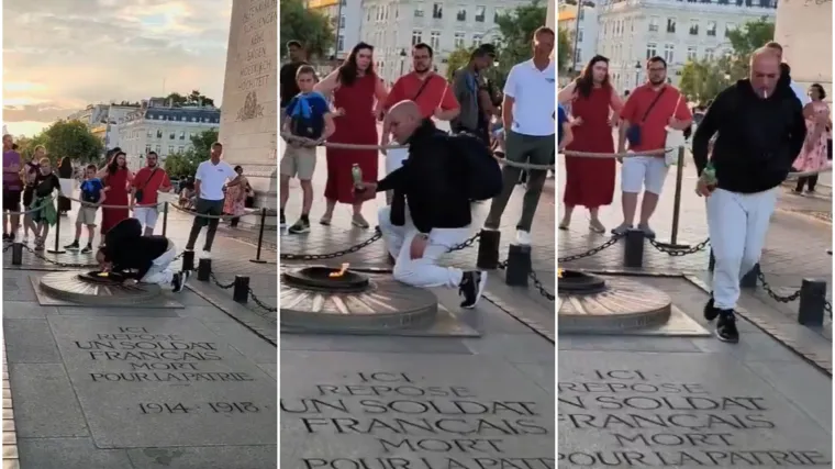 Mislite vrijeđati branitelje? Razmislite dvaput. Pogledajte gnjusan čin u srcu Pariza