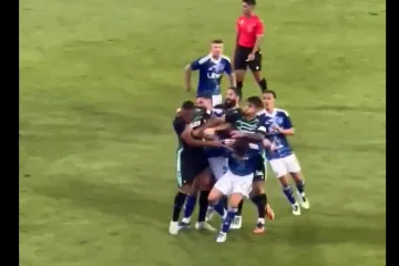 Ovakva makljaža se rijetko viđa, pogledajte kaos na utakmici novog kluba Martina Baturine