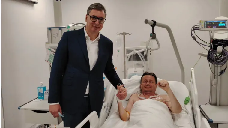 Prva fotografija srpskog ministra koji je doživio moždani: Vučić s dvije riječi poručio što misli o njemu