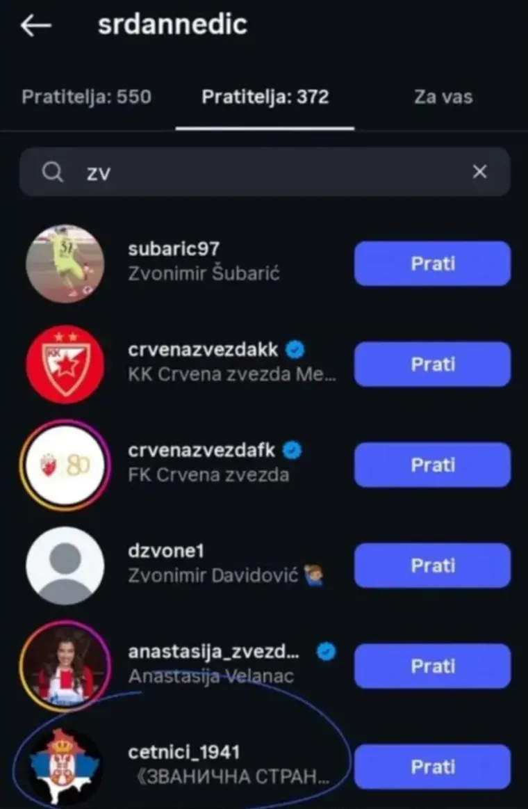 Vukovar potjerao golmana jer je pratio četničke i Zvezdine stranice na Instagramu: 'Takvo što nije prihvatljivo'