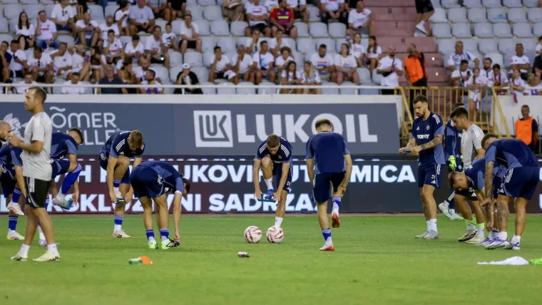 Za utakmicu protiv Dinama zagrijavao se hajdukovac kojemu su dani na Poljudu odbrojani