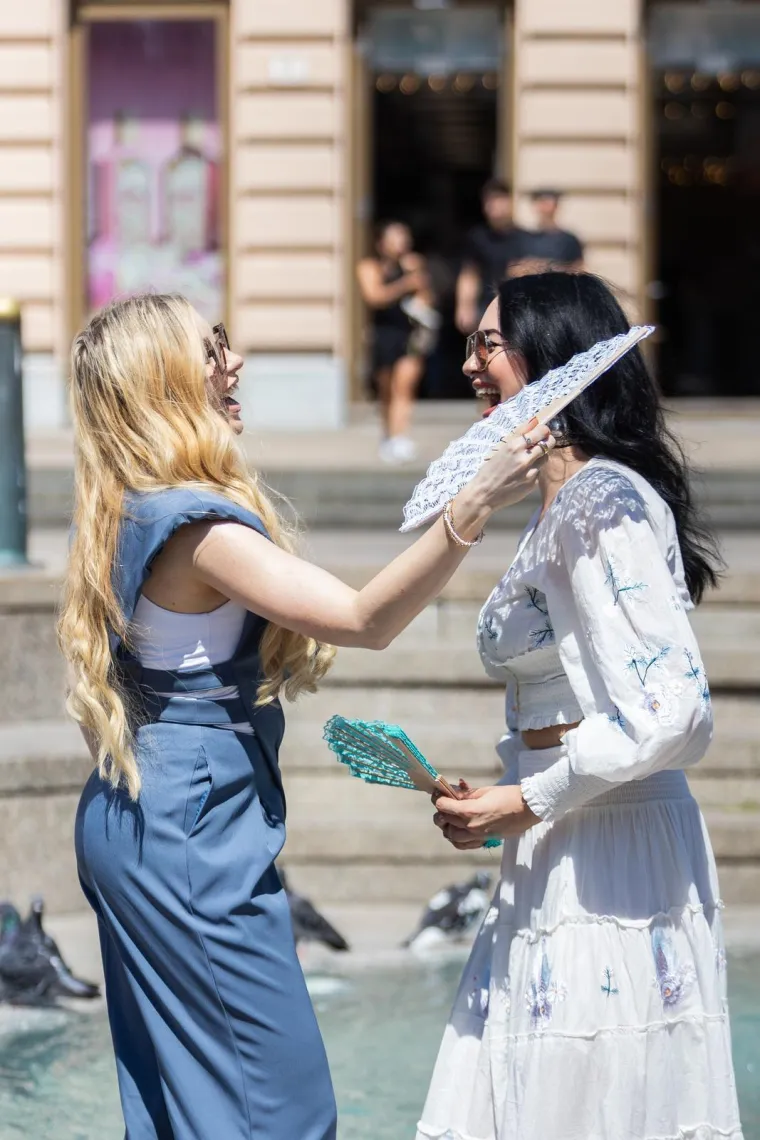 Petra Meštrić i Polina iz 'Gospodina Savršenog' mamile uzdahe u centru Zagreba