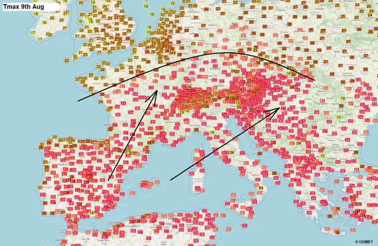Severe Weather upozorava na paklenu toplinsku kupolu: 'Scenarij za ekstremnu, povijesnu vrućinu'