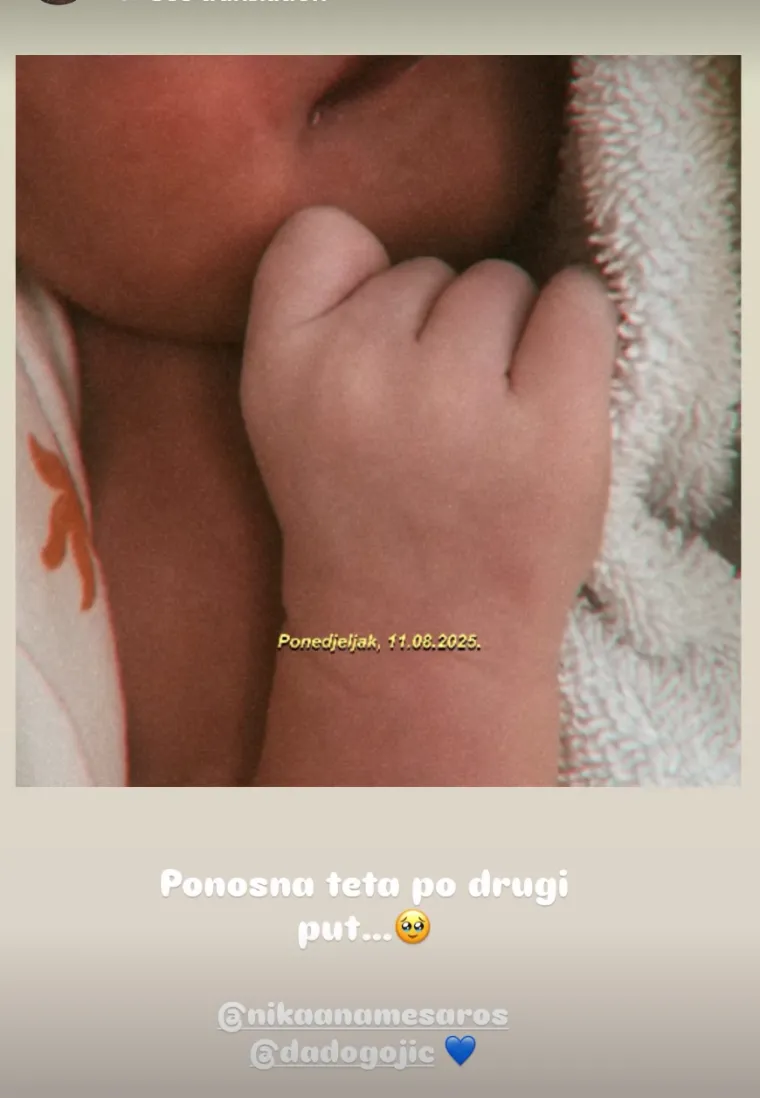 Veliko slavlje u obitelji: Ljupka Gojić postala teta, otkrila spol bebe