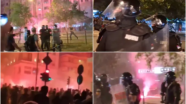 Na ulicama Srbije totalni rat! Pirotehnika leti na sve strane, vatromet usmjerili na građane