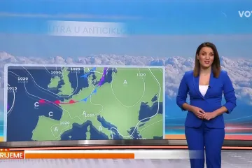 Meteorologinja Damjana Ćurkov Majaroš najavila promjenu vremena