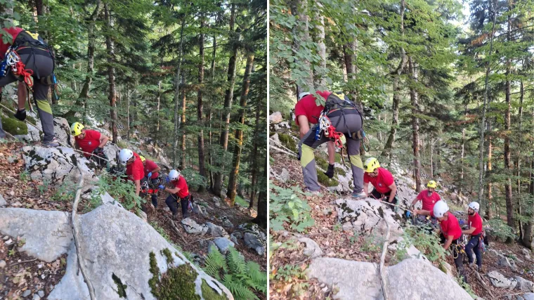 Quadom sletjele u provaliju, ženi nije bilo spasa. Druga helikopterom prebačena u bolnicu