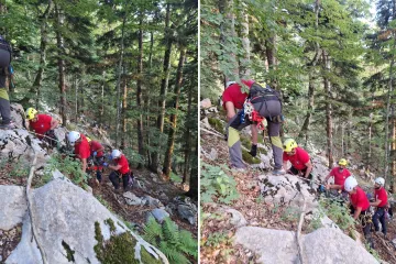 Quadom sletjele u provaliju, ženi nije bilo spasa. Druga helikopterom prebačena u bolnicu