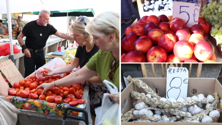 Grožđe, &scaron;ljive, marelice - sve po 5 eura: Je li vam ovo normalno? Pogledajte cijene s tržnice na Jadranu