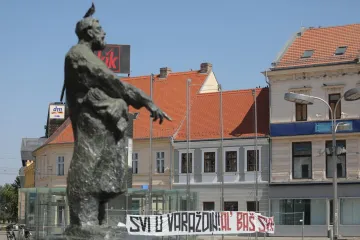 Velika akcija Kohorte: Pogledajte što je dočekalo Osječane danas u gradu