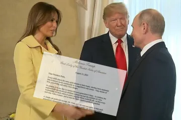Objavljeno pismo koje je Melania Trump uputila Putinu: 'Vrijeme je...'
