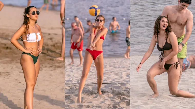 Prezgodne Osječanke zaigrale odbojku na pijesku na Kopiki: Ne znaš koja je ljepša