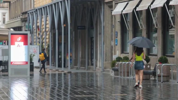 Stigla promjena vremena, u dijelovima Hrvatske pala tuča