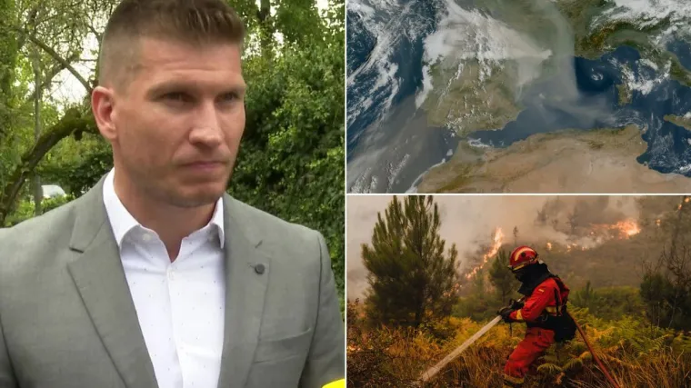 Ovo su satelitske snimke iznad Španjolske gdje haraju jaki požari: Meteorolog nam je otkrio hoće li zamućenje doći i do nas