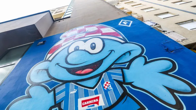 I omiljeni animirani likovi navijaju za Dinamo: Na Ferenščici osvanuo novi mural posvećen Plavima