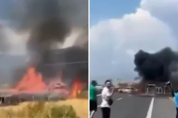 Frontalno se sudarili kamion i automobil - ljudi živi izgorjeli!