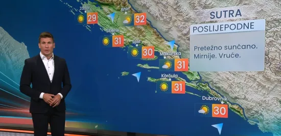 Vremenska prognoza za ovaj tjedan: Dolazi svježiji i vlažniji zrak