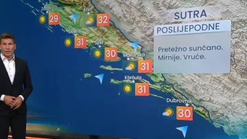 Vremenska prognoza za ovaj tjedan: Dolazi svježiji i vlažniji zrak