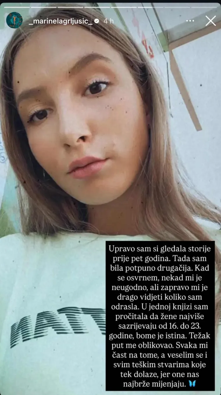 Marinela iz Gospodina Savršenog pokazala kako je izgledala kao tinejdžerka: 'Bila sam potpuno drugačija'