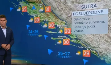 Slijedi nam jaka promjena vremena: Obali prijete pijavice, stižu grmljavinska nevremena