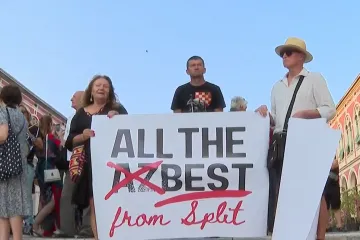 Splićani četvrti put izašli na prosvjed protiv azbesta: 'Nećemo stati dok brod ne isplovi'