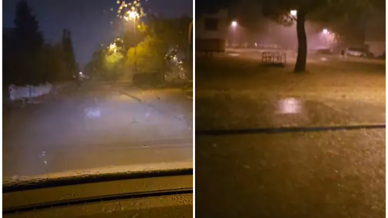 Istru pogodilo snažno nevrijeme, padala tuča veličine oraha: 'Zabrinuti smo za ekipu'