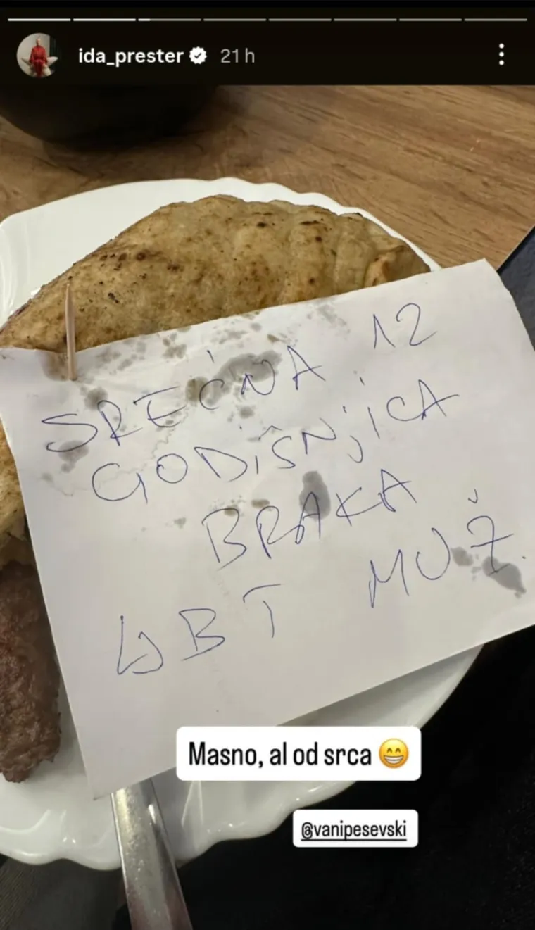 Ida Prester zaboravila godišnjicu braka, suprug je iznenadio u svom stilu: 'Naporno je...'