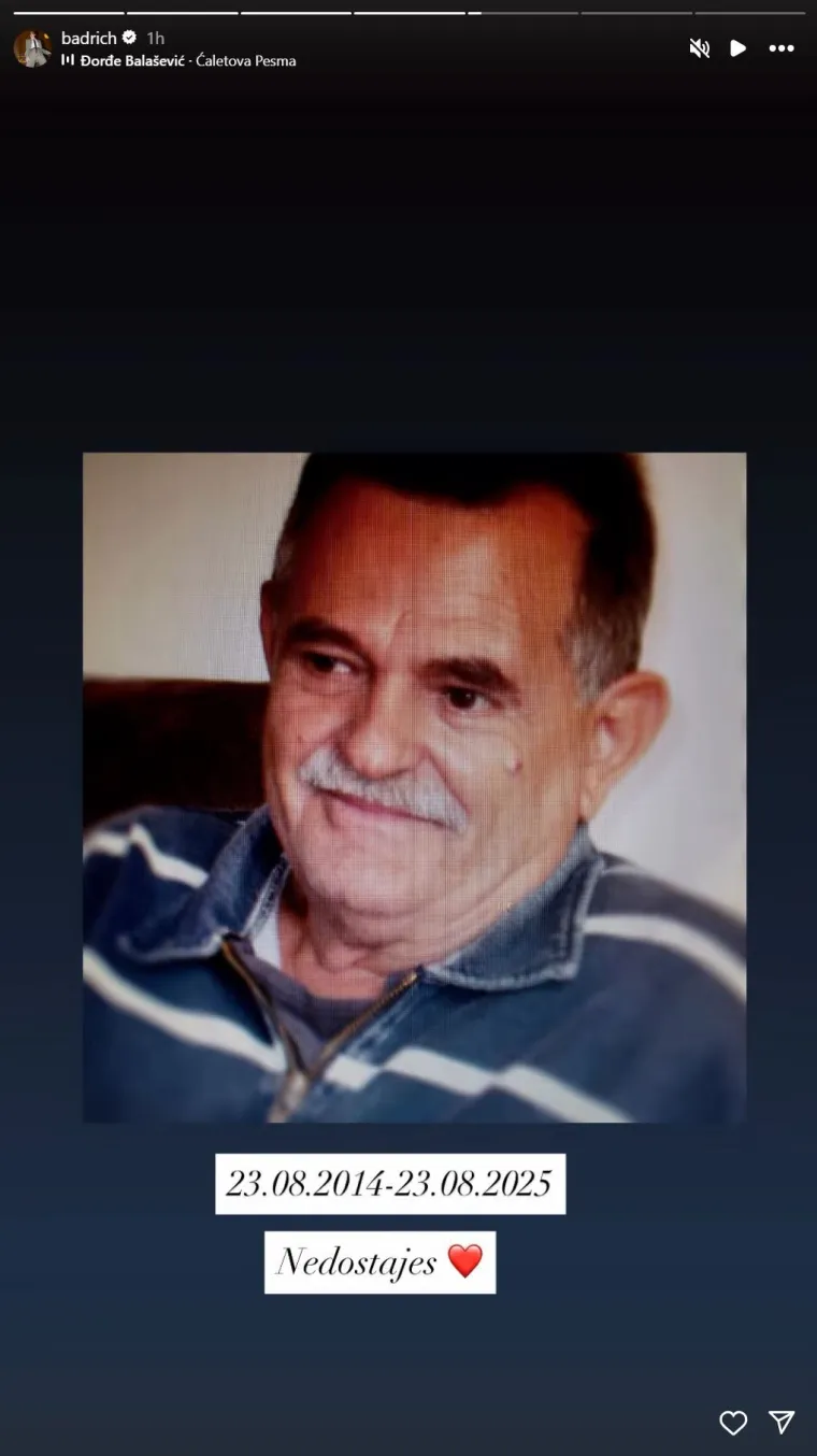 I jedanaest godina nakon, Nina Badrić se ne miri s očevom smrću: 'Nedostaješ'