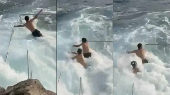 Hrabri trojac bez oklijevanja ušao u olujno more i spasio turiste kraj Dubrovnika