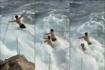 Hrabri trojac bez oklijevanja ušao u olujno more i spasio turiste kraj Dubrovnika