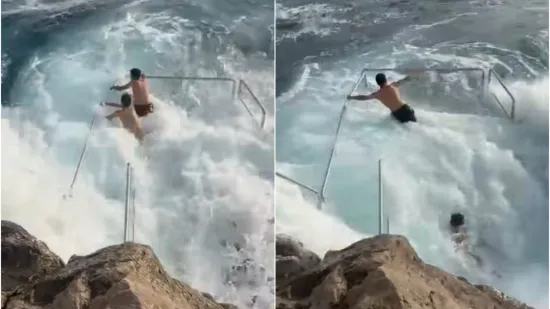 Stravične scene kod Cavtata: Uzburkalo more umalo razbilo o stijene francuske turiste