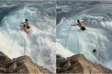 Stravične scene kod Cavtata: Uzburkalo more umalo razbilo o stijene francuske turiste