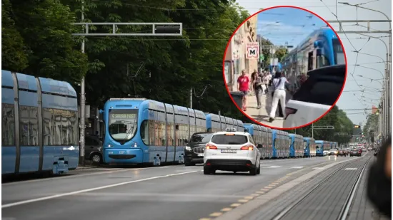 Mučne scene na Kvatriću, blokirala tramvaj pa još i tukla vozača ZET-a: Sve je snimljeno