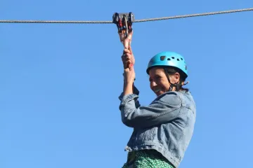 Cura se spuštala zip lineom, a haljina joj lepršala na vjetru: Evo kako je bilo u Međimurju