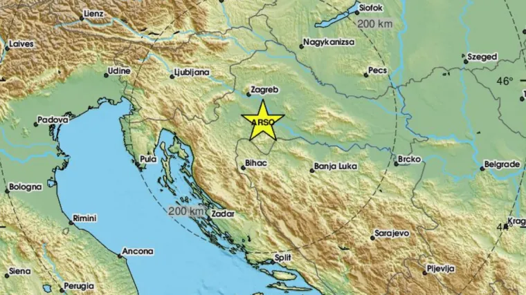 Potres uzdrmao Sisak: 'Kao grmljavina, kuća se sva stresla'