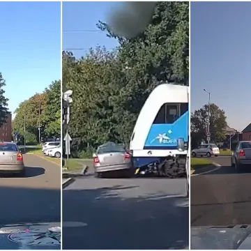 Stravičan kraj policijske potjere: Bjegunce ispred oka kamere pokupio vlak