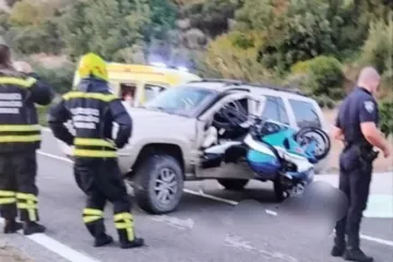 Krvava večer na jugu Hrvatske! Motociklist se sudario s kamperom - nije mu bilo spasa
