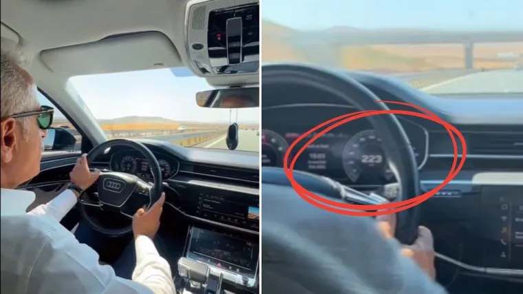 Ministar objavio video kako juri 225 km/h, u pozadini trešte narodne pjesme: Stigla 'čestitka'