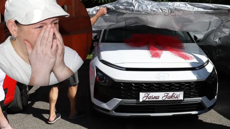 Vlasnici restorana djelatnici Jasni poklonili novi auto! Nije mogla zaustaviti suze...