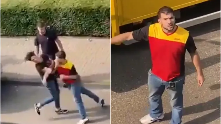 Snimljen incident: Muškarac se posvađao s dostavljačem, ovaj svom snagom nasrnuo na njegovu ženu