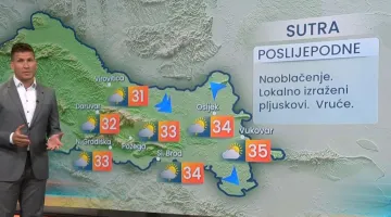 Meteorolog Ribarić najavio pogoršanje vremena: 'Može biti tuče, olujnog vjetra, pijavica...'